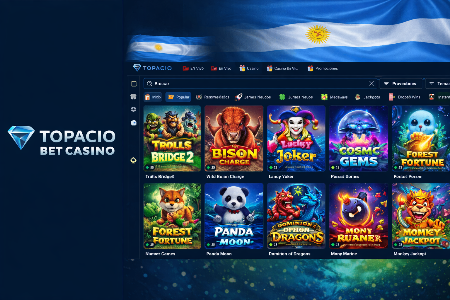 Topacio Bet Casino Online